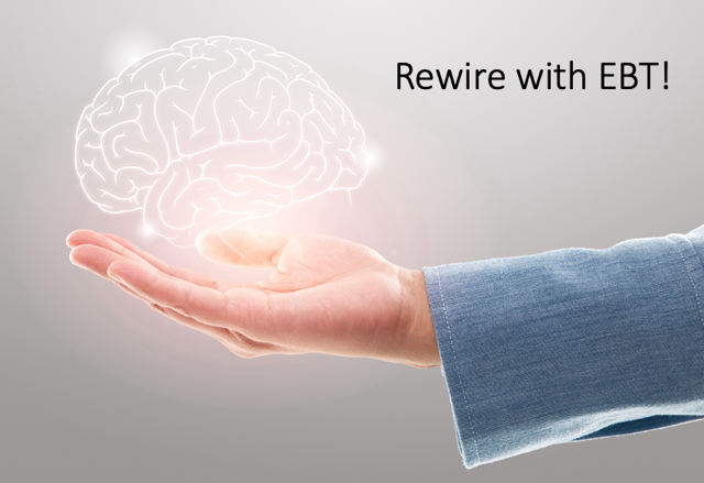 Brain floating above hand